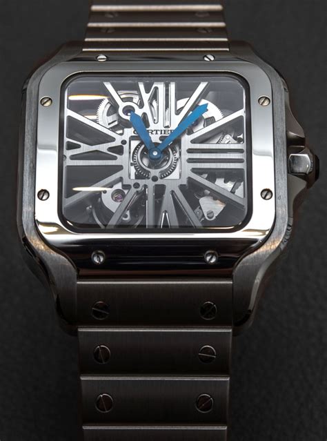 Santos de Cartier Skeleton watch.